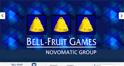 Desktop Screenshot of bellfruitgames.co.uk